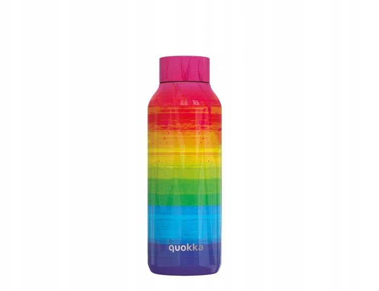 Quokka Solid - Butelka termiczna ze stali nierdzewnej 510 ml (Rainbow)