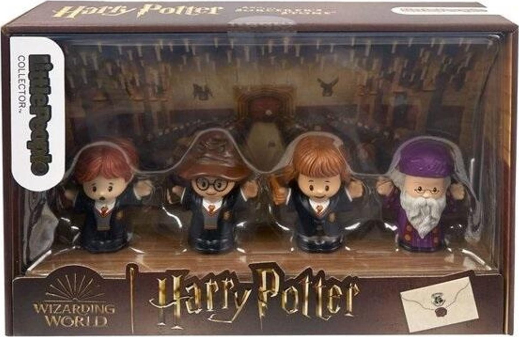 Figurka Fisher Price Fisher-Price Little People Collector HP Socer´s Stone 4 Figures, Toy Figure