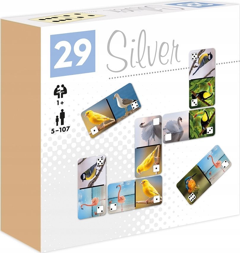 Domino Ptaki 29 Silver 28997