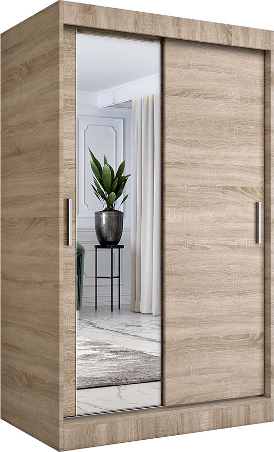 Elior Szafa przesuwna w dekorze dąb sonoma - Lenora 3X