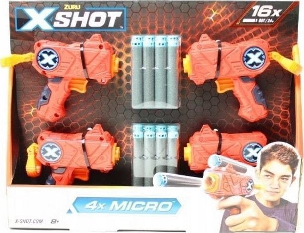 Zuru Zestaw wyrzutni Excel Micro 4-pak 16 strzałek