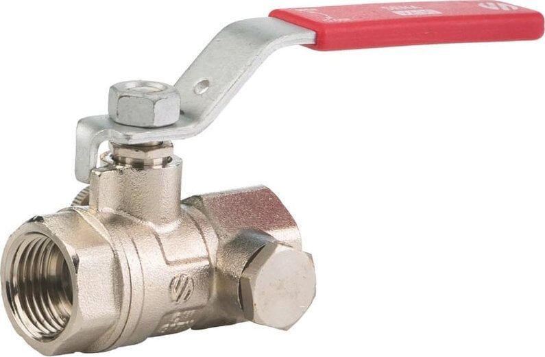 SENA VA30 zawór kulowy, 1 1/2GW x 1 1/2GW, ze spustem i odpowietrznikiem, dźwignia (DWZ)