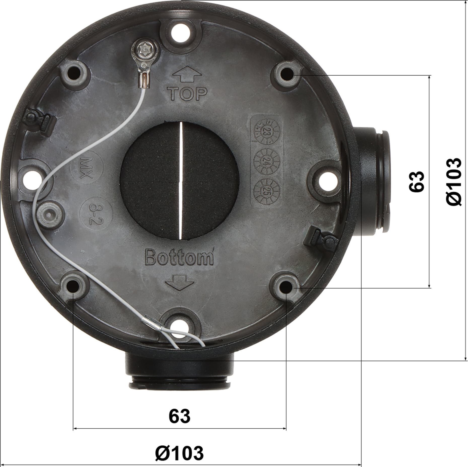 Hikvision UCHWYT KAMERY DS-1260ZJ-BLACK Hikvision
