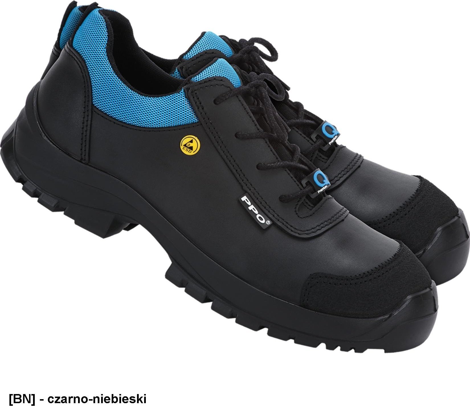 PPO BPPOPQ4LG S3 CI SRC ESD - półbuty skóra licowa, bezpieczne, kompozyt, Shockabsorber, Matrix 47