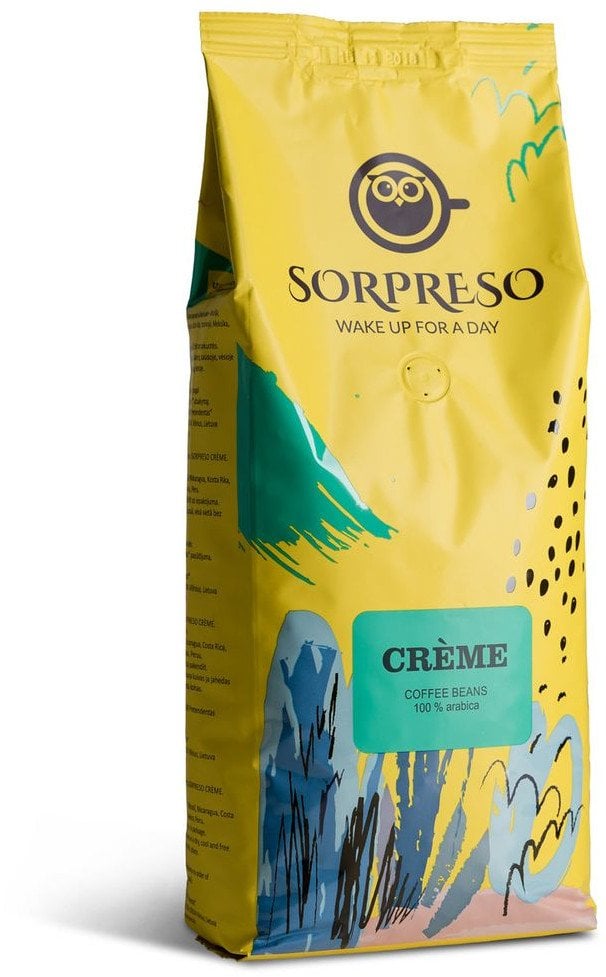 Kavos pupelės SORPRESO CREME (1kg)