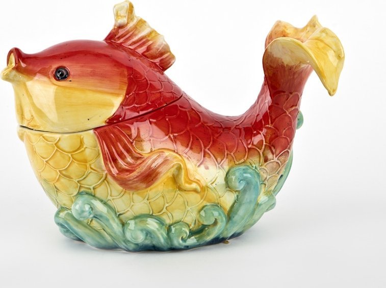 Witek Home Pojemnik ceramiczny Ryba czerwona