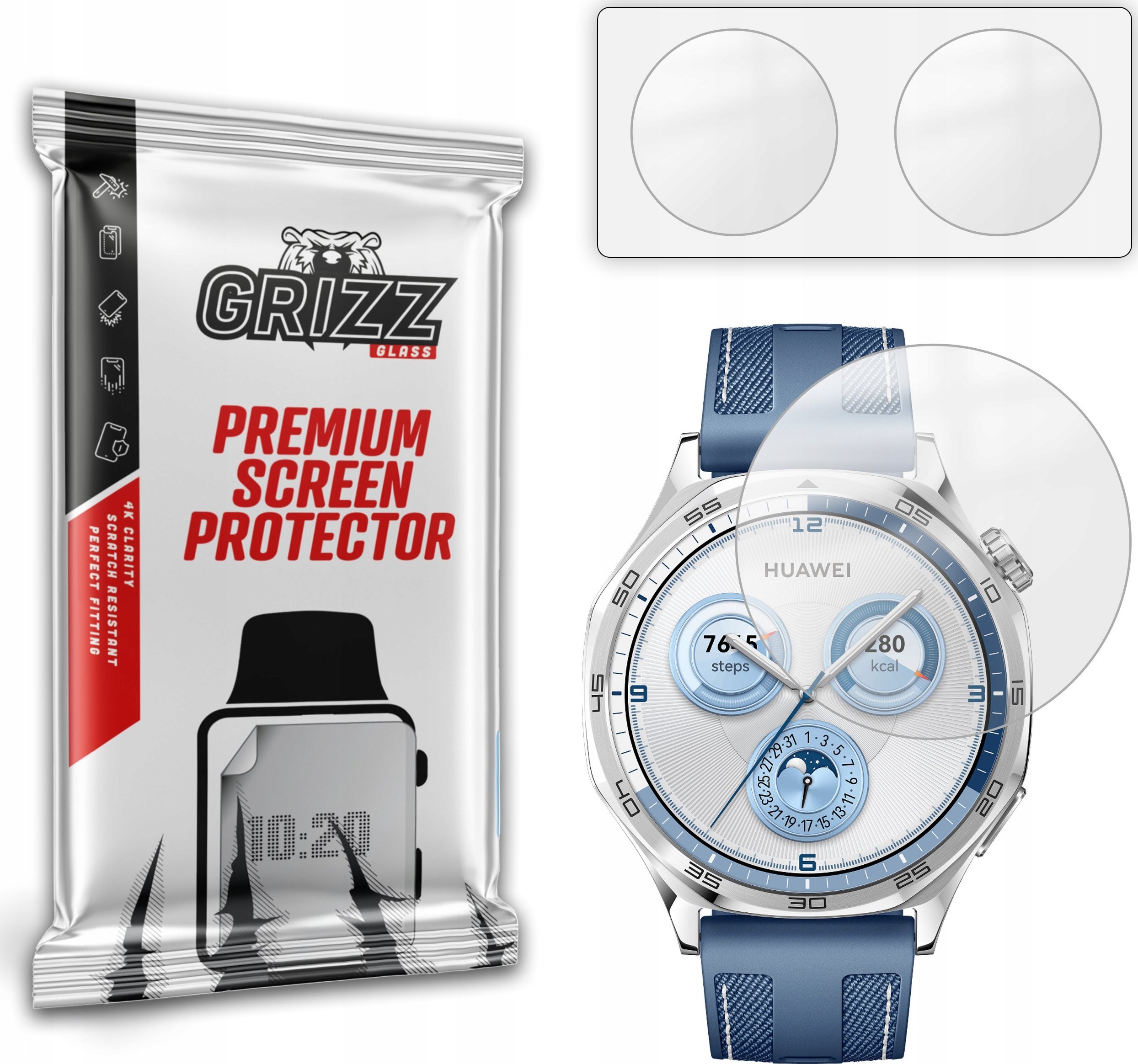 GrizzGlass Folia matowa GrizzGlass PaperScreen do Huawei Watch GT 5 41mm