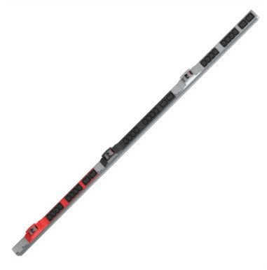 BACHMANN IT PDU ALU 1U 24x C13 6x C19 2LS CEE 3x32A rood