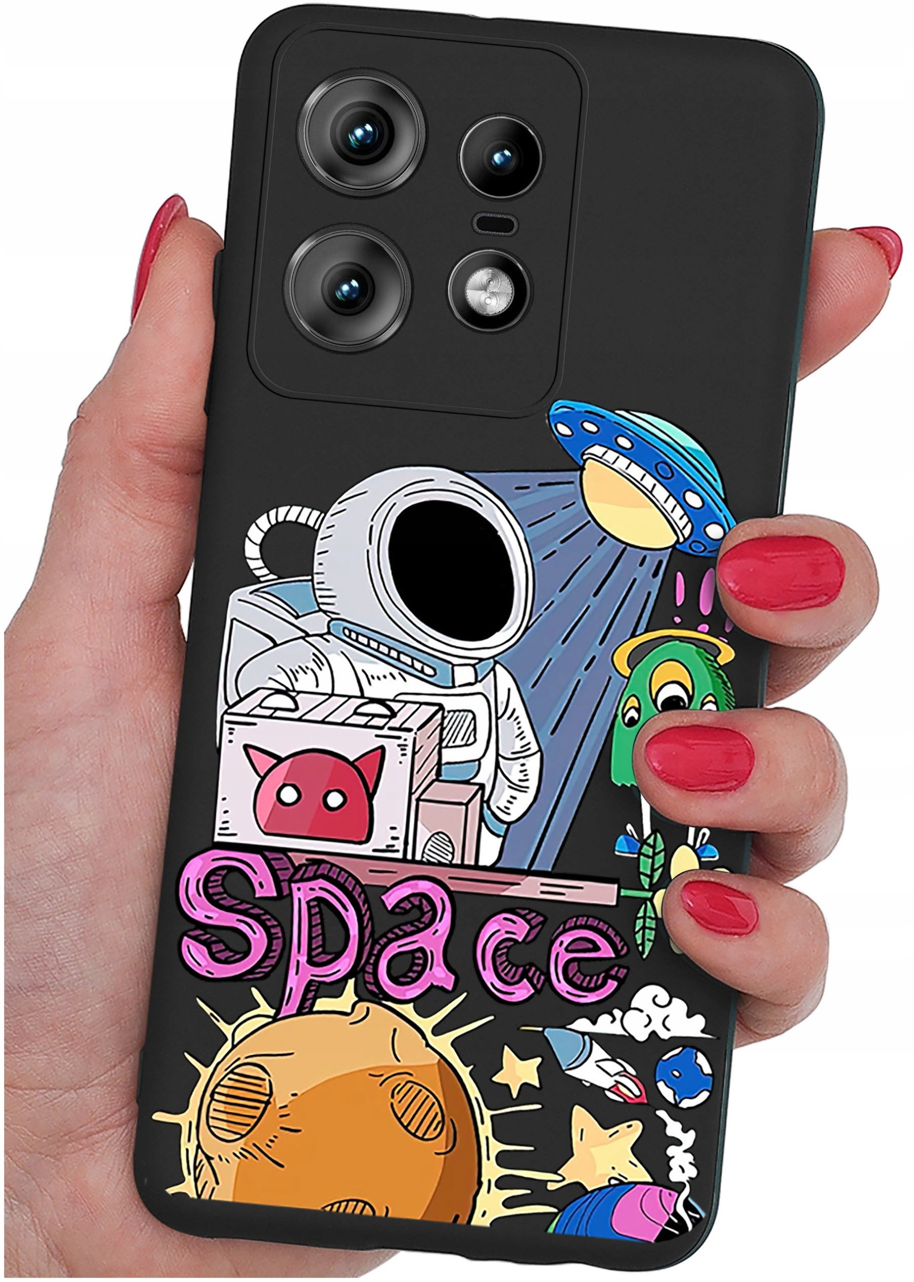 Etui do Motorola Moto EDGE 50 Pro WZORY |SILIKONOWE MATT CASE