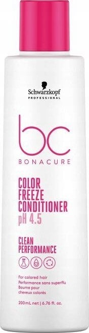 SCHWARZKOPF PROFESSIONAL_BC Color Freeze odżywka opracowana do delikatnego odżywiania lekko porowatych i farbowanych włosów 200ml