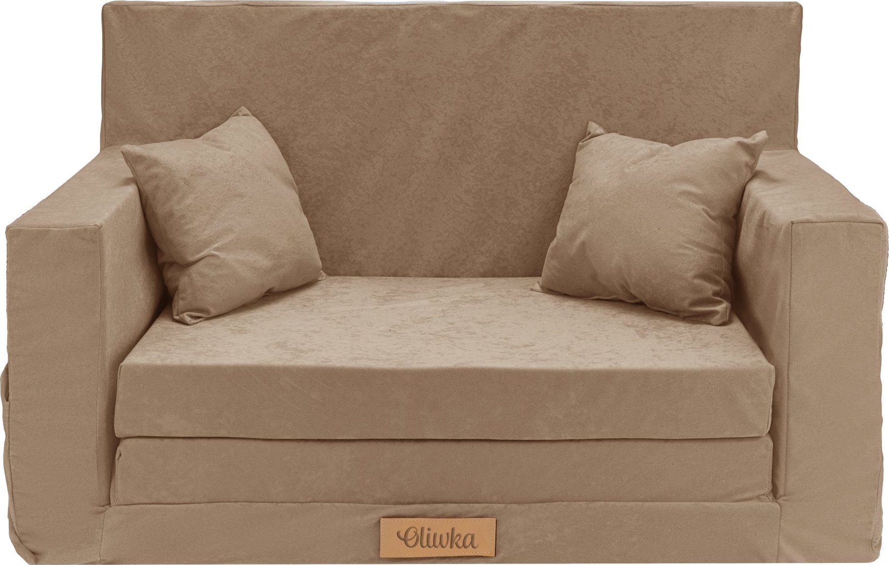 Blomster Rozkładana sofa piankowa dziecięca beżowa