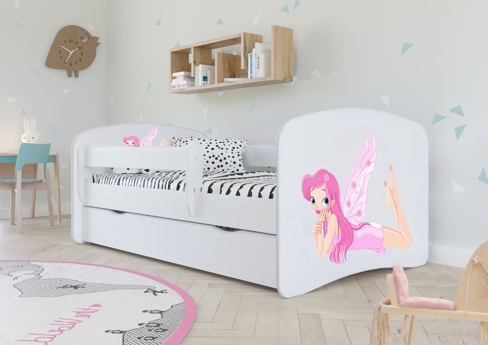 Kocot Kids Łóżko BABY DREAMS wróżka ze skrzydełkami 160 ze stelażem Kocot Kids