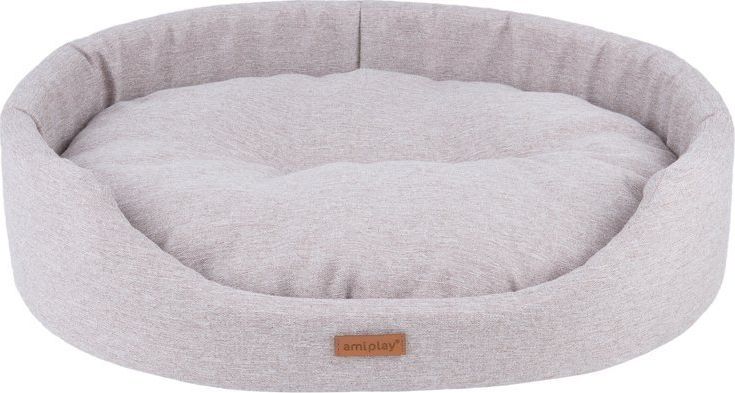 Ami Play AMIPLAY- Legowisko owalne Montana beżowe- S