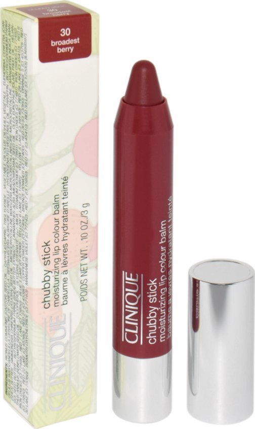 Clinique CLINIQUE CHUBBY STICK MOISTURISING LIP COLOUR BALM 30 BROADEST BERRY 3g