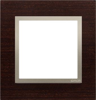 Kontakt-Simon Ramka pojedyncza Simon 54 drewniana złote wenge (DRN1/85)