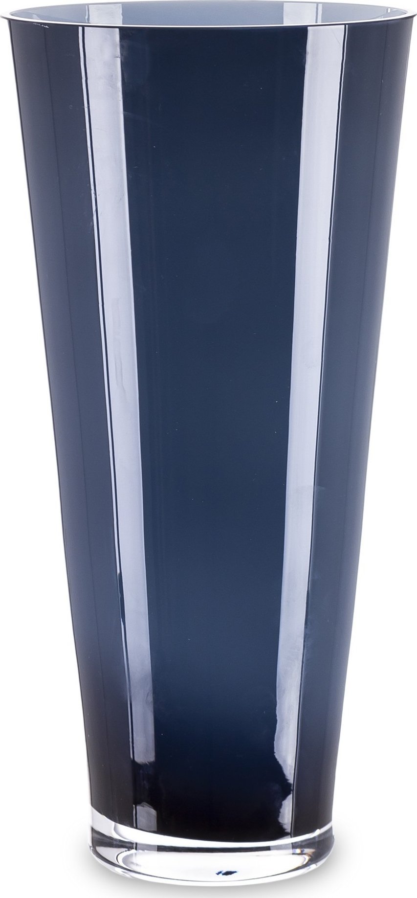 Art-Pol Wazon szklany wysoki 32 cm niebieski AP162965