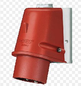 Mennekes Wtyczka odbiornikowa naścienna zaciski śrubowe 32A 400V IP44 (MEN804)