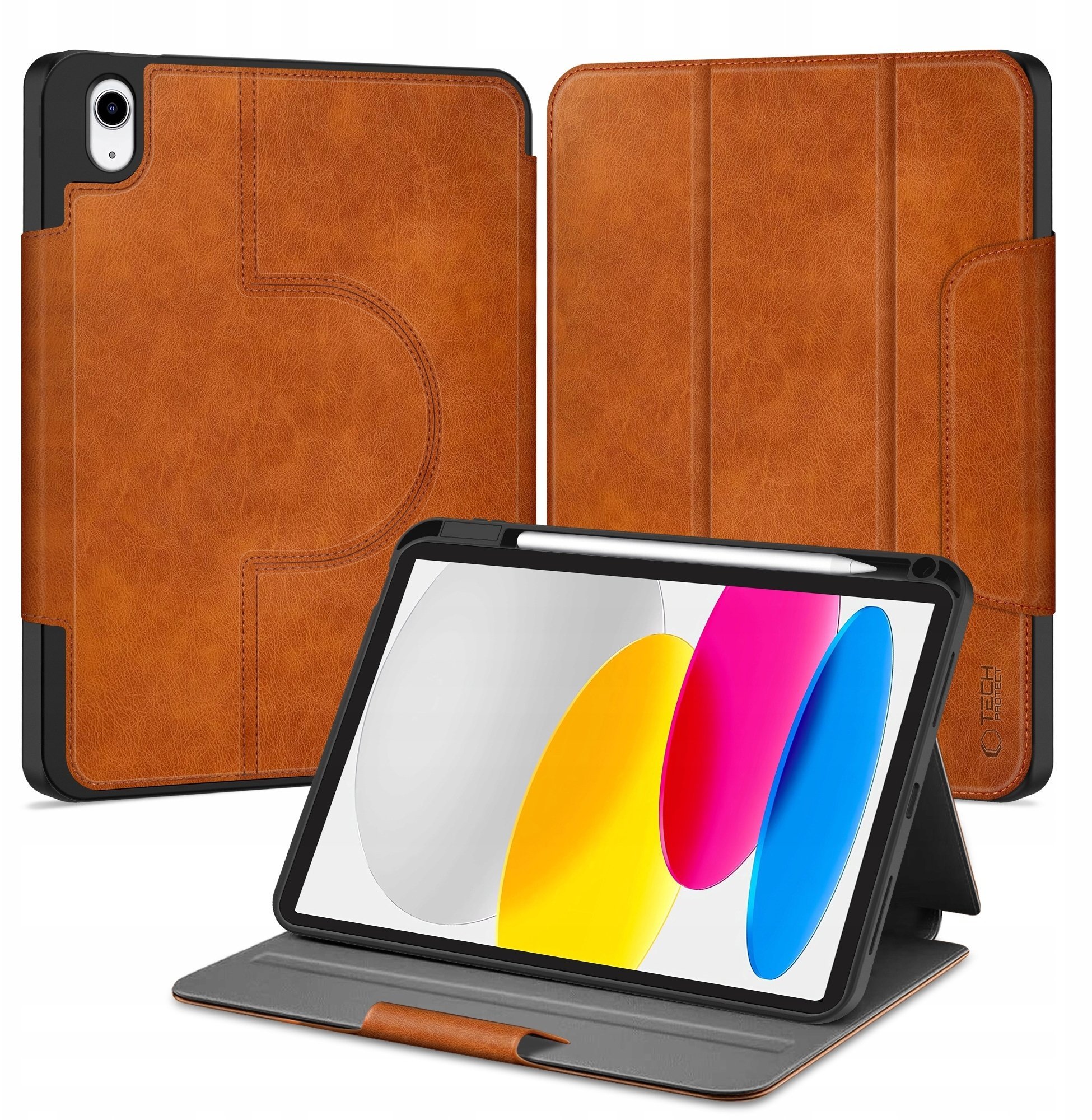 Etui na tablet Tech-Protect FLEECE IPAD 10.9” 10 / 2022 / 11” 11 / 2025 BROWN