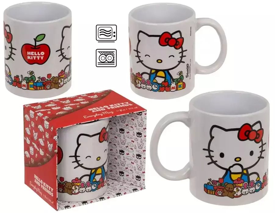 Kubek Hello Kitty i Przyjaciele - Uroczy Prezent dla Dziewczynki