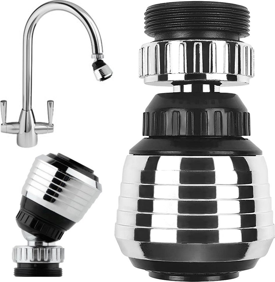 Verk Perlator przedłużka do kranu baterii ruchoma 360 Perlator przedłużka do kranu baterii ruchoma 360