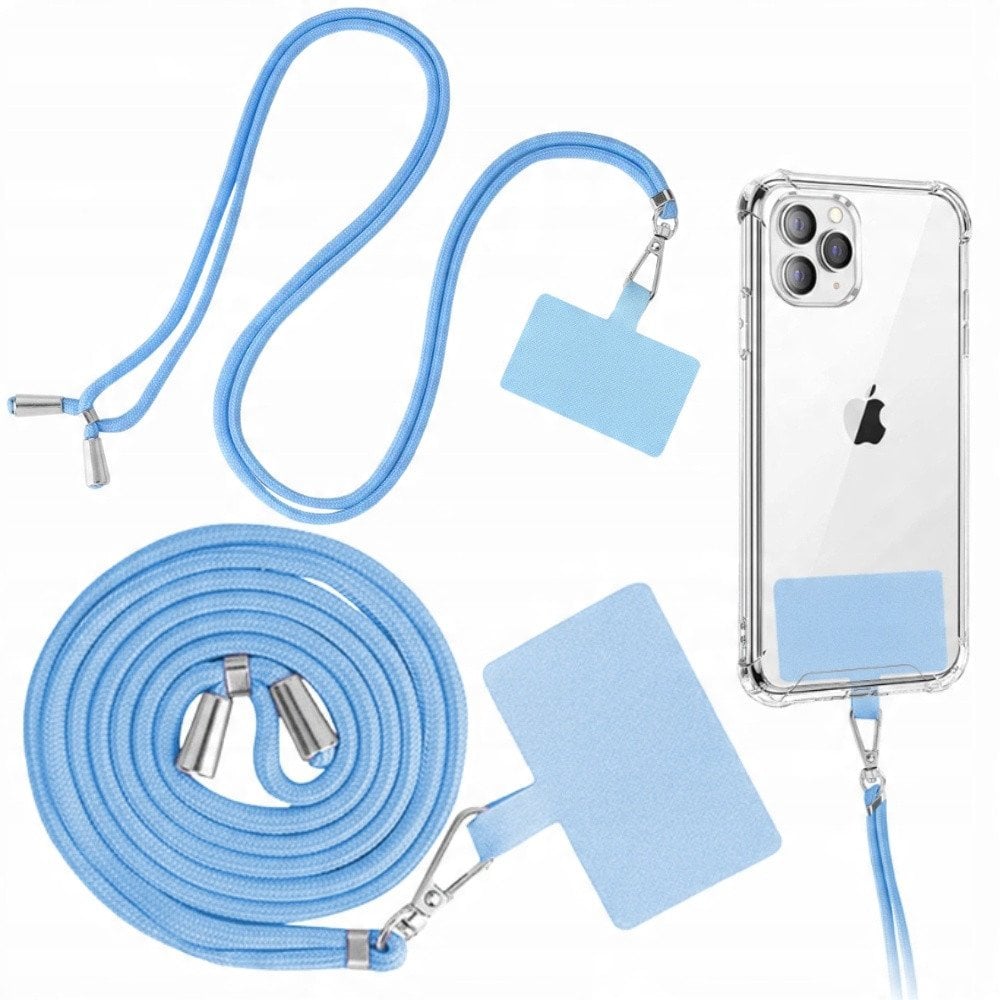 ECONOMY SMYCZ UNIWERSALNA NA SZYJĘ DO TELEFONU NIEBIESKI