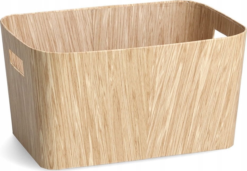 Zeller Pudełko z wytrzymałego kartonu WOOD, 34 x 24,5 x 18 cm