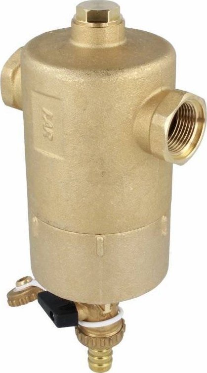 Afriso Separator zanieczyszczeń FAR 212, z magnesem i zaworem spustowym, przyłącza Rp1'', przepływ max 2,5 m3/hA