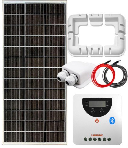 Zestaw solarny 200W 12V MPPT Uchwyt