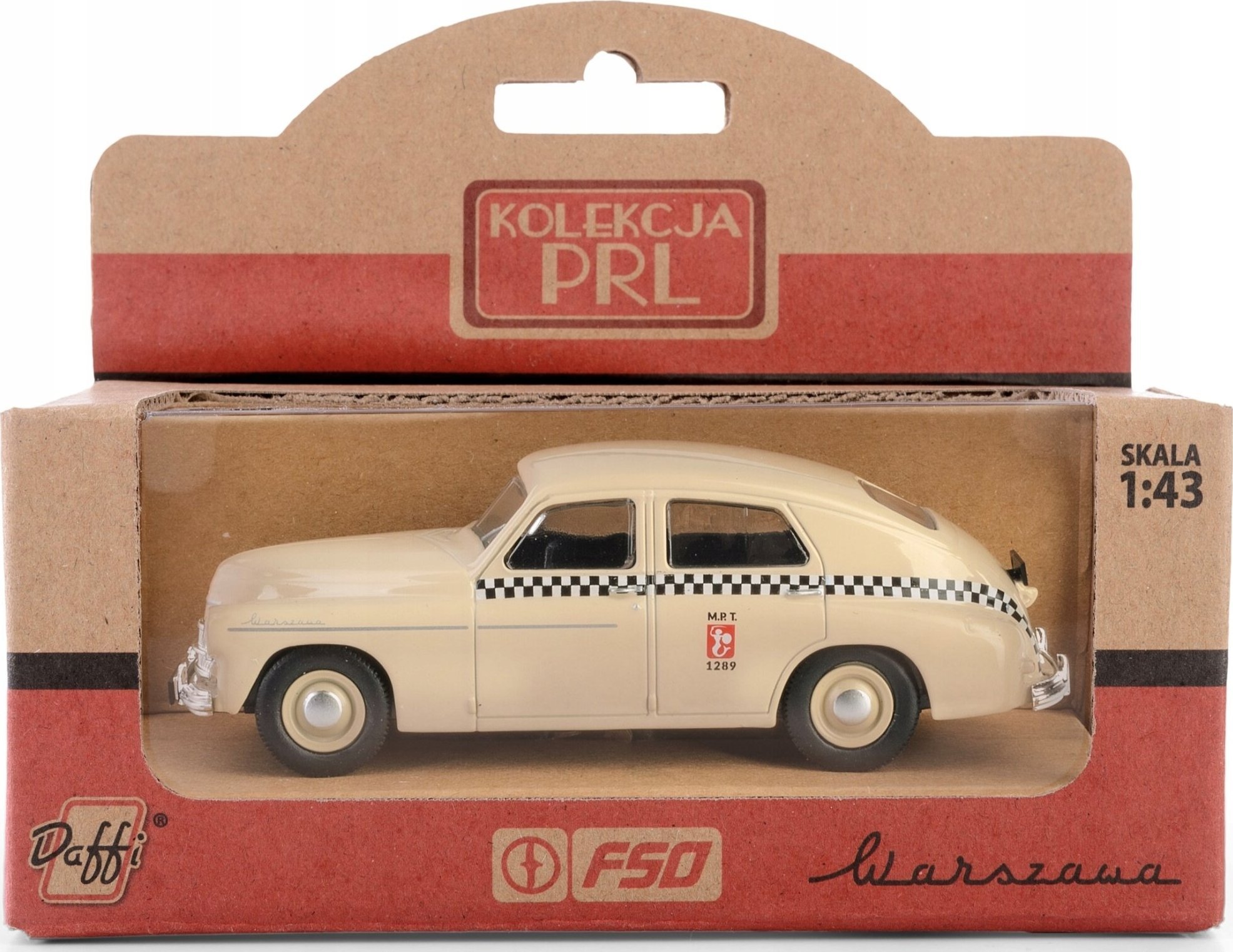 Daffi Model PRL Warszawa M20 TAXI piaskowy K-531 15316