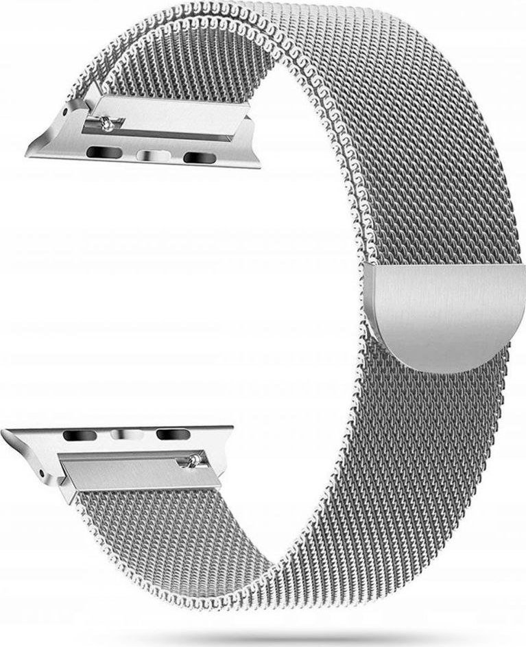 Tech-Protect Bransoleta Milaneseband do Apple Watch 2 / 3 / 4 / 5 / 6 / SE (38/40mm) Silver
