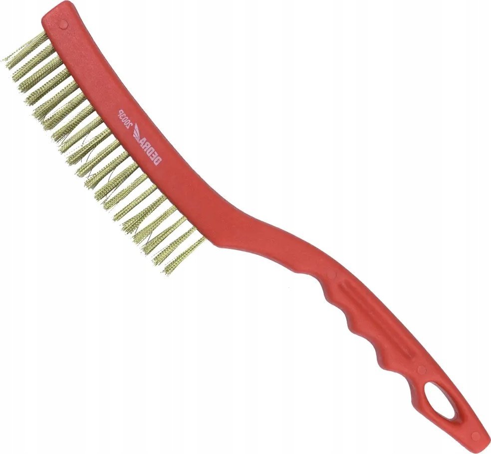 Dedra Szczotka druciana 3-rzędowa, mosiądz, 340mm, uchwyt plastik