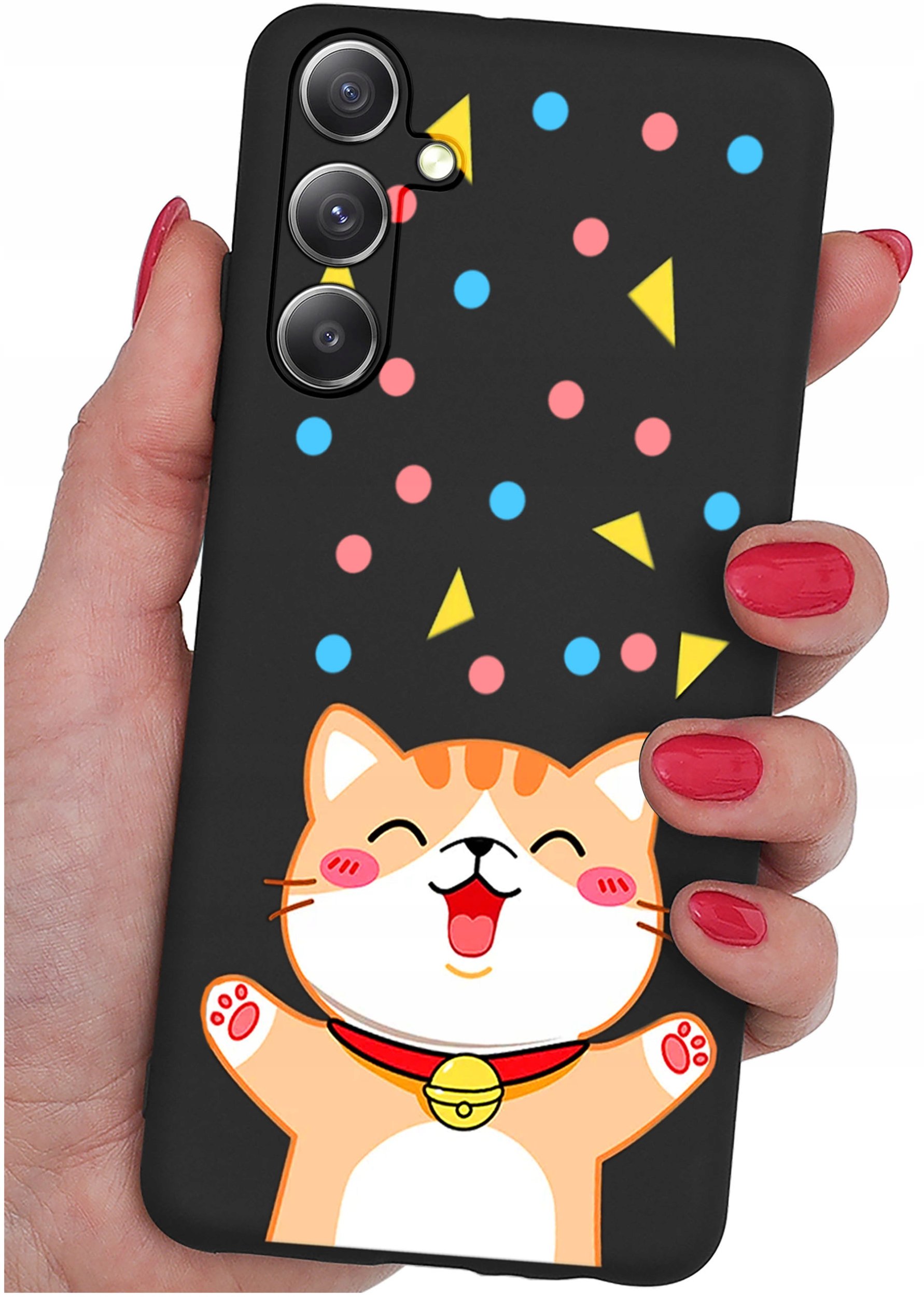 Etui do Samsung Galaxy S24 FE WZORY |SILIKONOWE MATT CASE + SZKŁO 9H