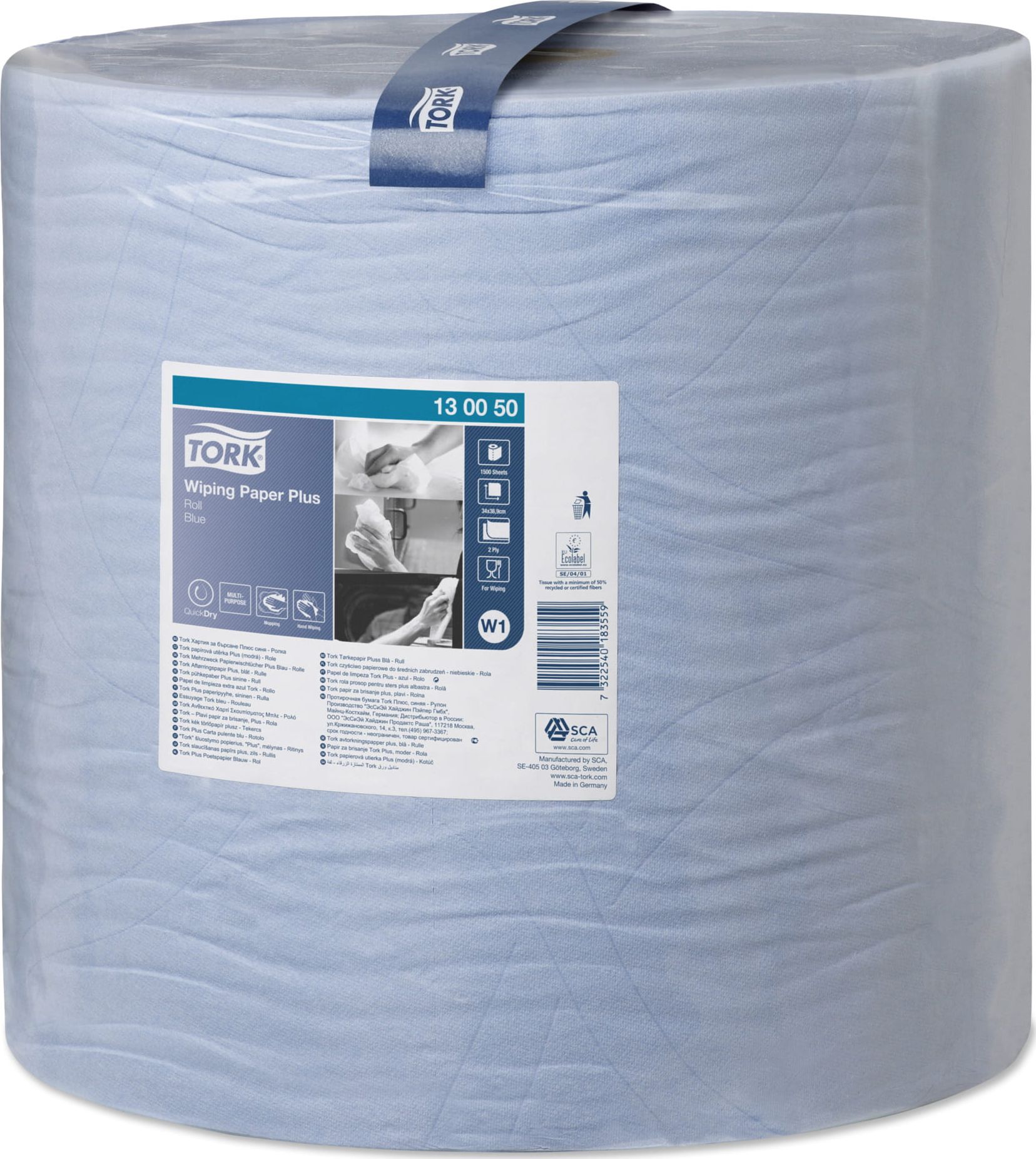 Staples TORK Ręcznik w roli ADVANCED 420, niebieski