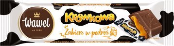 Wawel Miniczekolada mleczna z nadzieniem karmelowym krówkowa 39 g