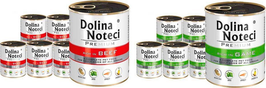 Dolina Noteci Dolina Noteci PREMIUM bogata w wołowinę i dziczyznę 24x800g