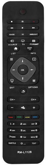 Pilot do TV PHILIPS RM-L1128 SMART, LXP1128