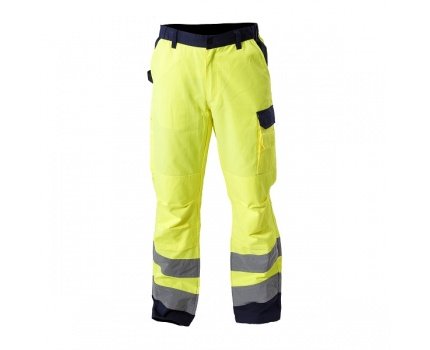 Lahti Pro Spodnie ostrzegawcze do pasa Premium żółte XXXL (L4100606)