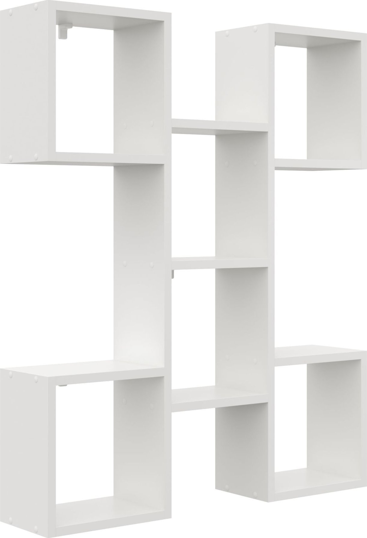 Tyletegotu Nowoczesna półka wisząca, 82x18x100 cm, biały, mat