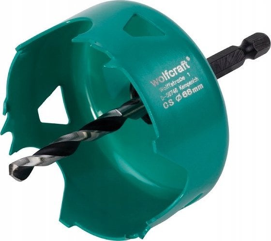 Wolfcraft Otwornica ze stali węglowej 76 mm Wolfcraft