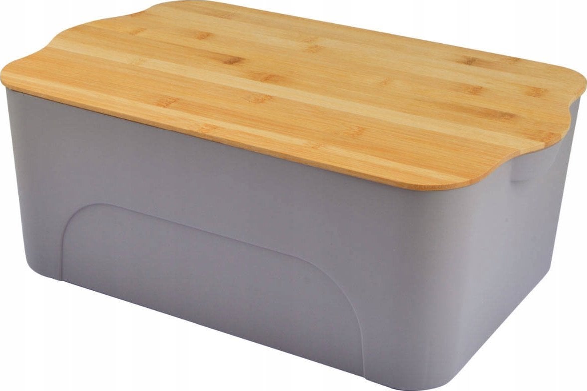 Homea Pudełko z tworzywa sztucznego z bambusowym wiekiem, 5l