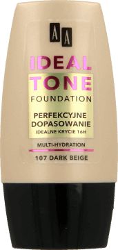 AA Make Up Ideal Tone Podkład "Perfekcyjne Dopasowanie" nr 107 Dark Beige 30ml