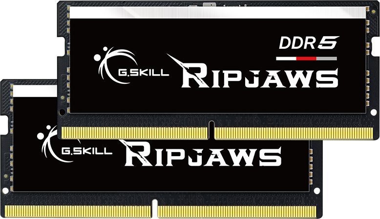 Pamięć do laptopa G.Skill Ripjaws, SODIMM, DDR5, 64 GB, 5600 MHz, CL40 (F5-5600S4040A32GX2-RS)