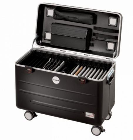 PARAT PARAPROJECT Case TC20 GaN TwinCharge USB-A/USB-C f. 20 Tablets 32,77cm 12,9Zoll iOS/And/Win CO/PD/QC ohne Kabel schwarz