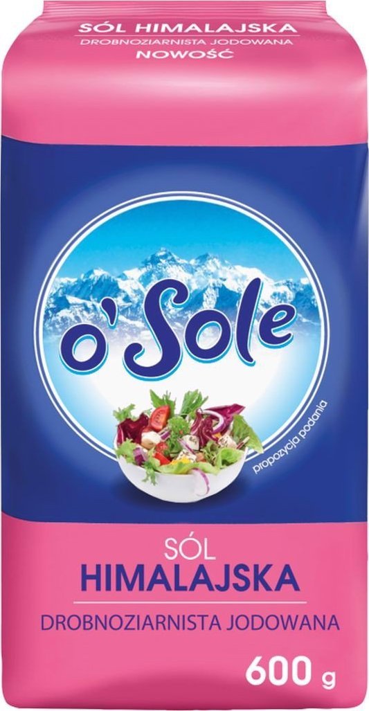 Cenos o'Sole Sól himalajska drobnoziarnista jodowana 600 g