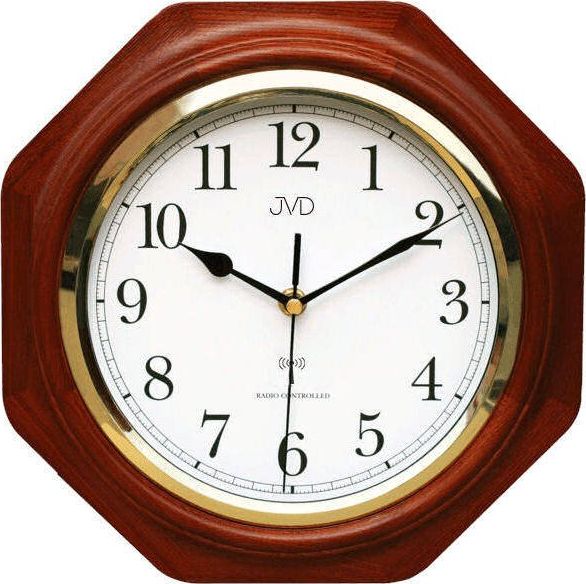 JVD Zegar ścienny JVD NR7172.3 Drewniany DCF77 uniwersalny