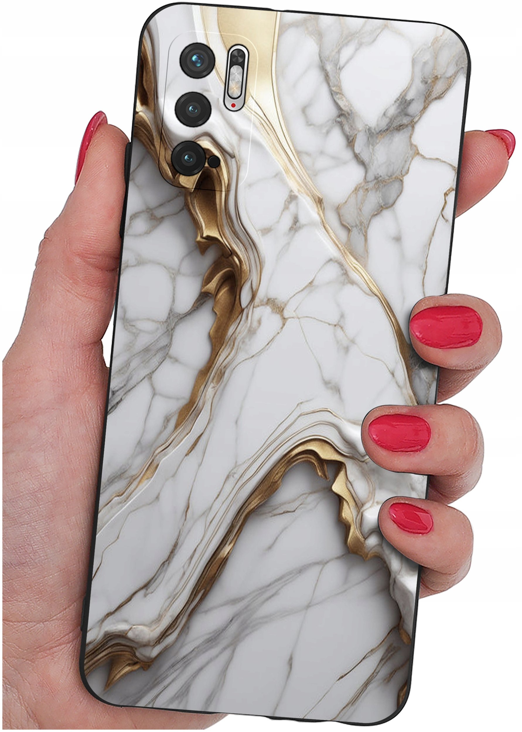 ETUI do Xiaomi Redmi Note 10 5G | WZORY | SILIKONOWE MATT CASE + SZKŁO 9H