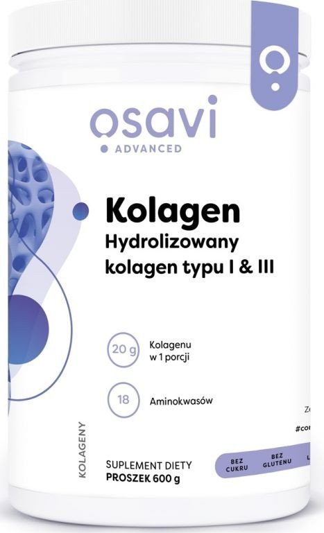 Osavi Osavi Kolagen Hydrolizowany kolagen typu I & III - 600 g