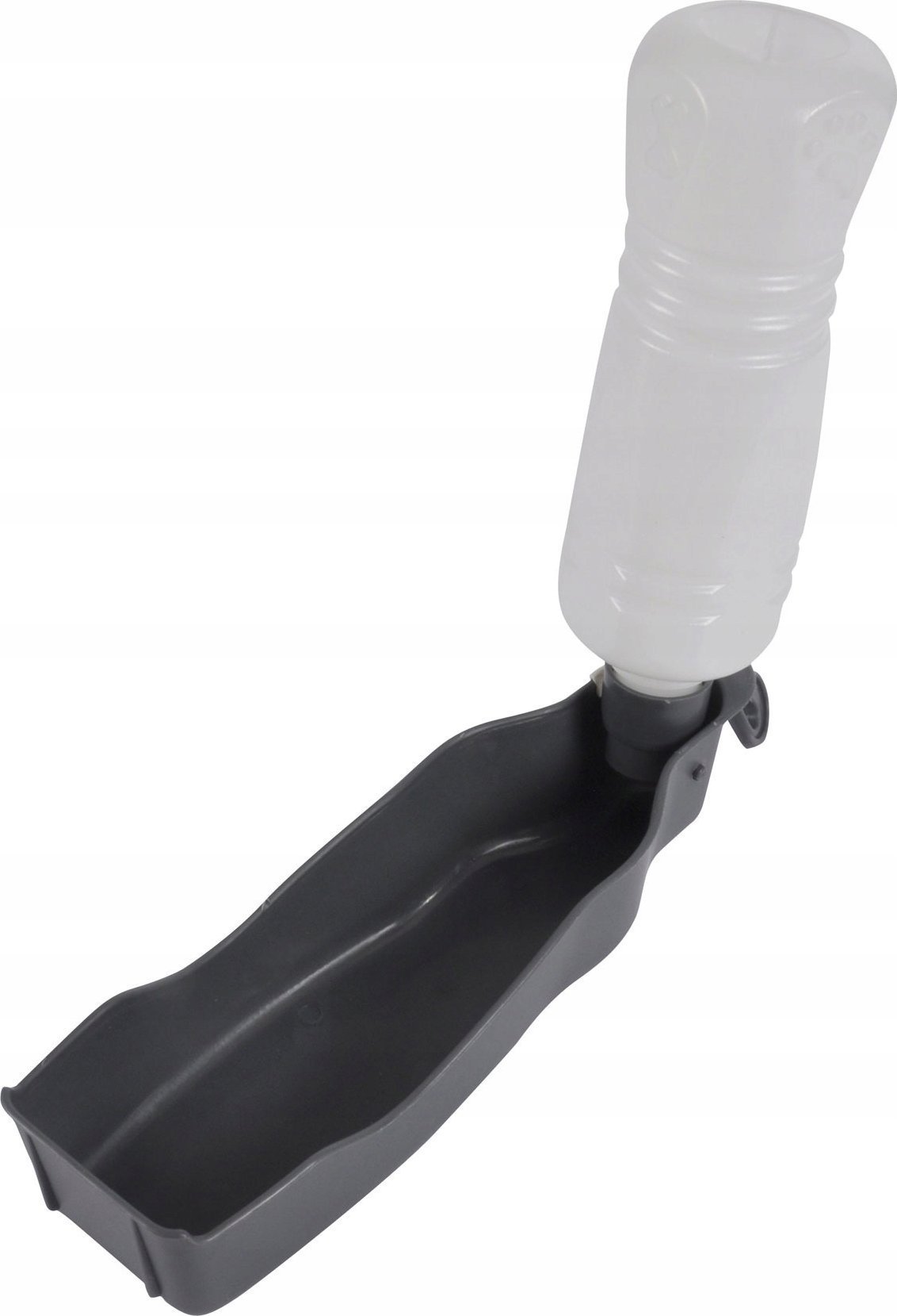 Homea Butelka na wodę dla psa podróżna, 500 ml, ciemnoszara