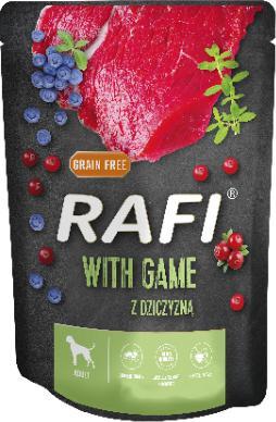 Dolina Noteci Rafi dziczyzna, borówka, żurawina 300g