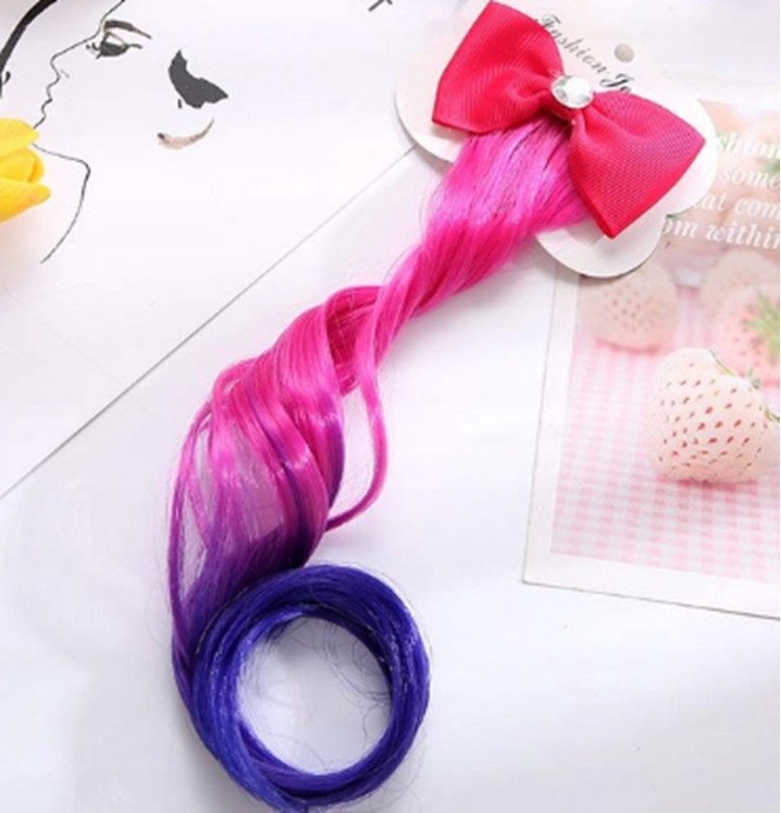 WŁOSY SYNTETYCZNE WARKOCZYKI DOCZEPIANE kolor B6